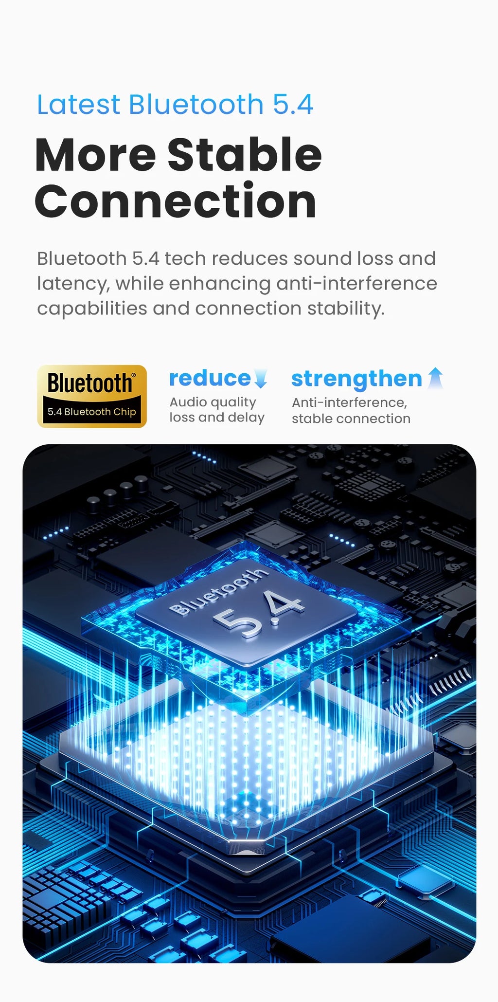 HAYLOU Mori Pro Bluetooth 5.4 Earphones -43dB ANC Active Noise Cancellation Earbuds 6 Mic Wireless Headphones 35H Battery Life - trendingshoping.com