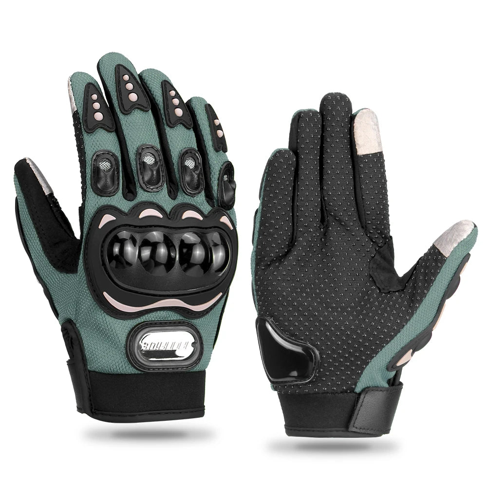 Motorcycle Gloves Full Finger Breathable Touch Screen Off Road Riding Gloves