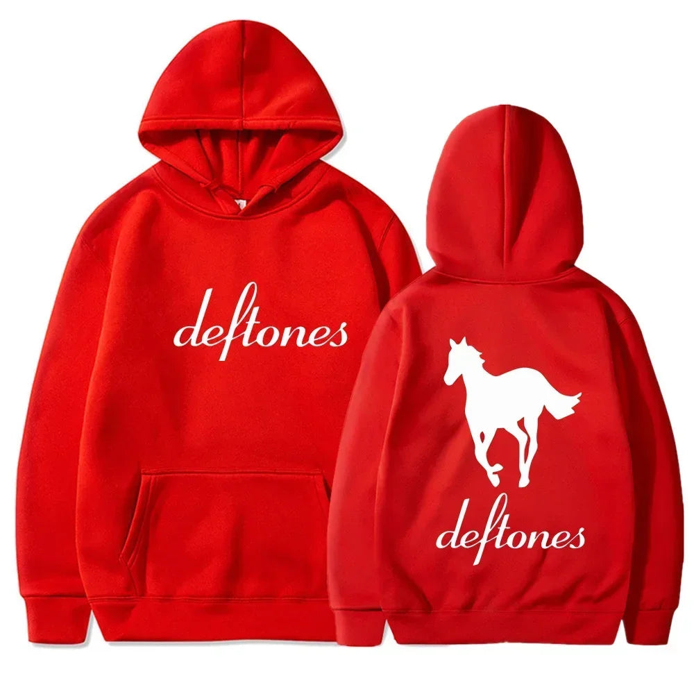 Deftones Hoodie – Unisex Harajuku Streetwear Long Sleeve Sweatshirt, Casual Fashion Pullover