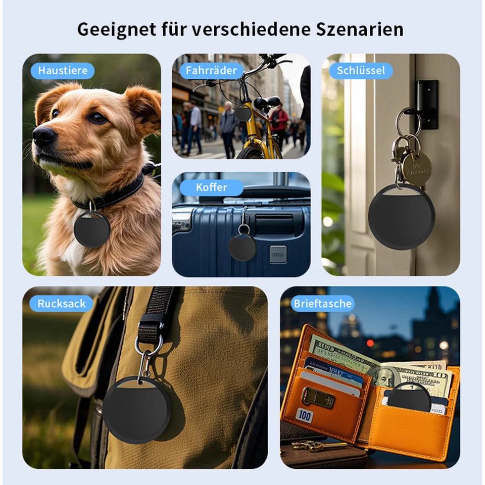 GPS Locator Anti Lost Device Intelligent Alarm for Children Pets Keys Two Way Searching and Super Long Standby Gifts