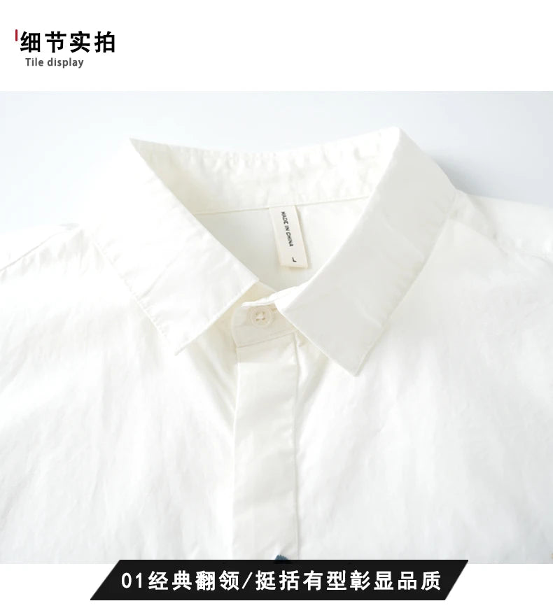 Men’s Hawaiian Printed Long Sleeve Button-Up Shirt