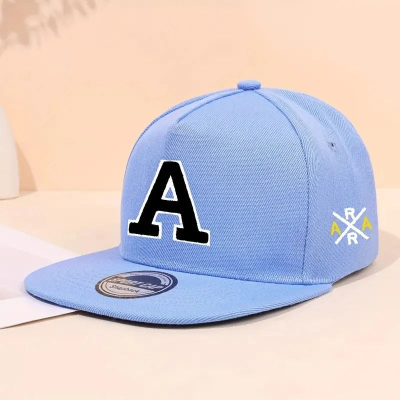 Hip Hop Letter Embroidered Baseball Cap – Adjustable Sun Hat for Men & Women