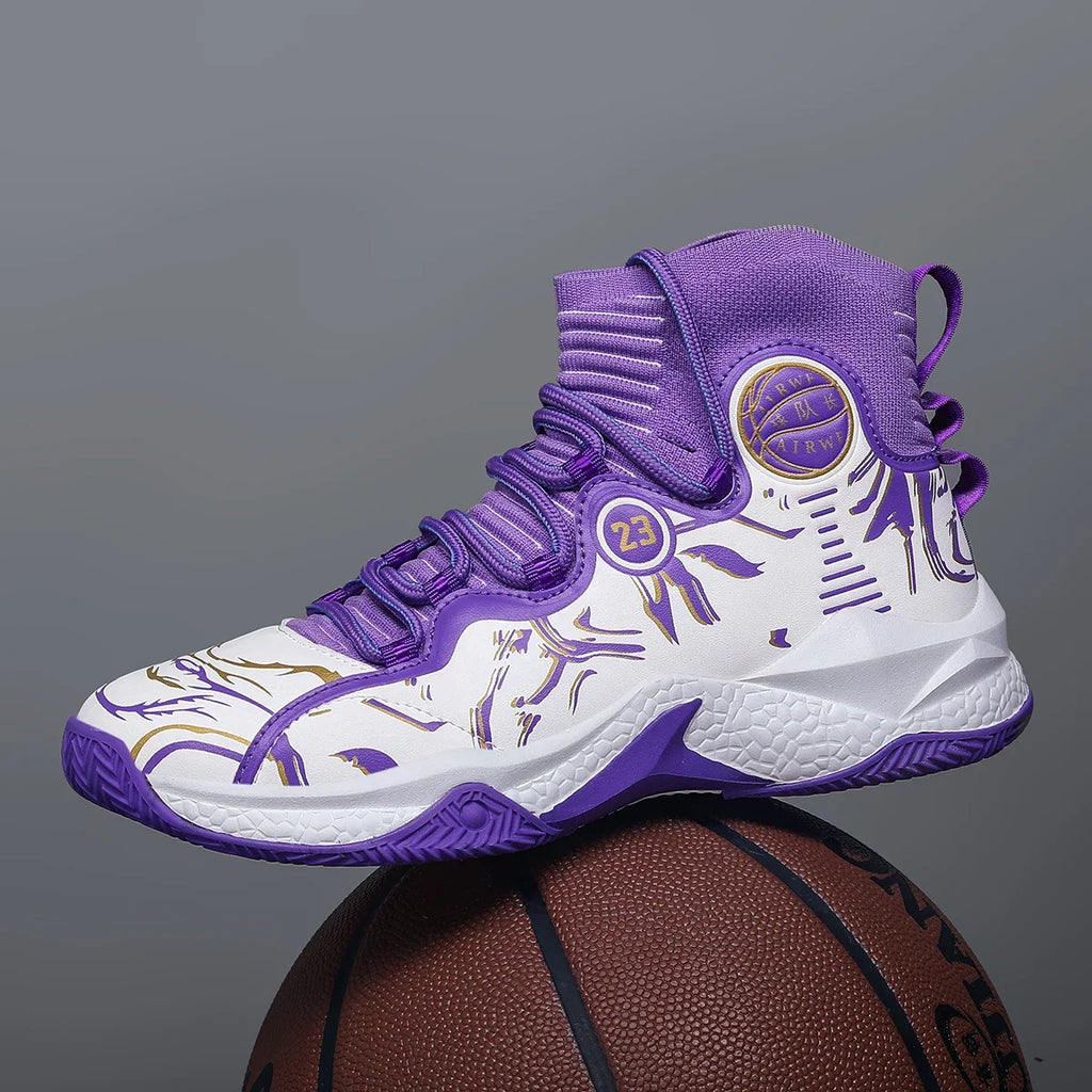 2025 Men’s Basketball Sneakers | Anti-Skid Cushioning Sports Shoes for Training & Casual Wear