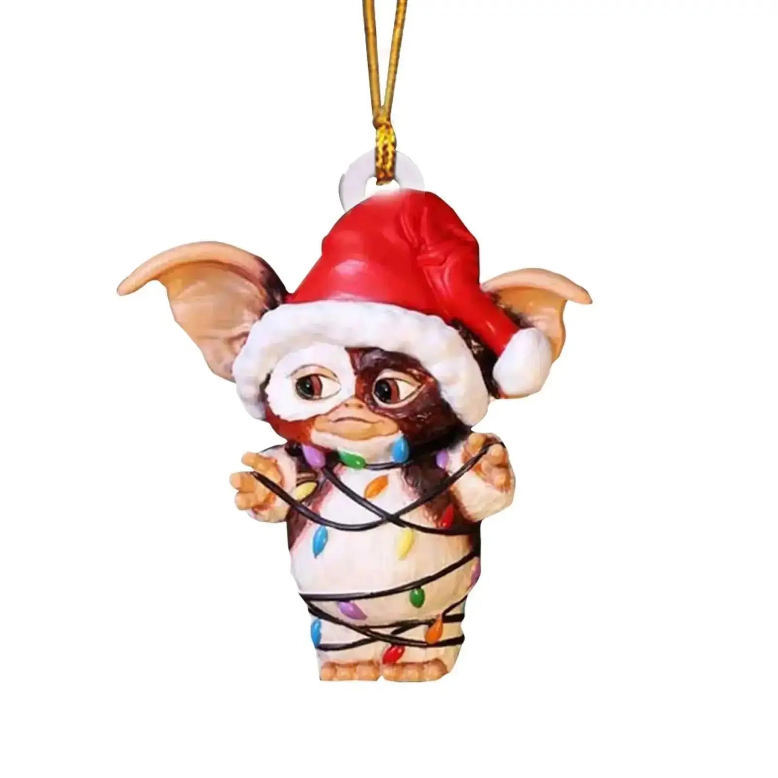 Xmas Gremlins Santa Hat Socks Dog Honeycomb Ball Christmas Tree Pendant Christmas Party Decorations Children Christmas Gift - trendingshoping.com