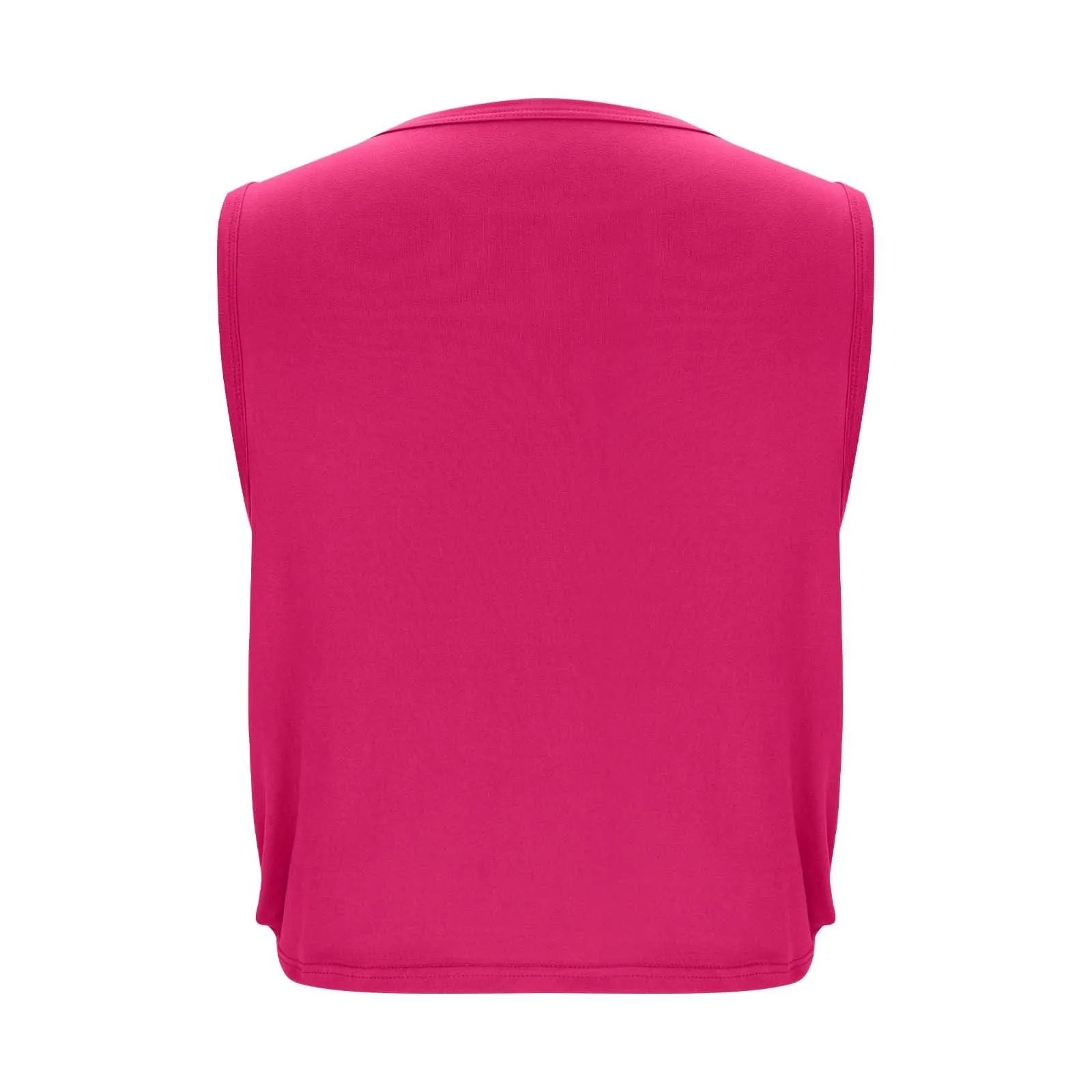 Women’s Sleeveless Yoga Top Breathable Workout Tank Crop Top Athletic Running Vest