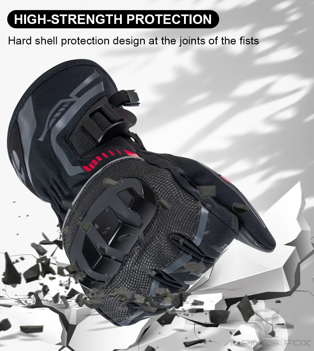 Autumn Winter Motorcycle Gloves Waterproof Keep Warm Guantes Moto Men Motorbike Riding Gloves Touch Screen Moto Motocross Gloves