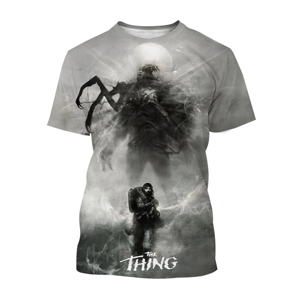 Trendy 3D Printed T-Shirt – Breathable Casual Summer Streetwear