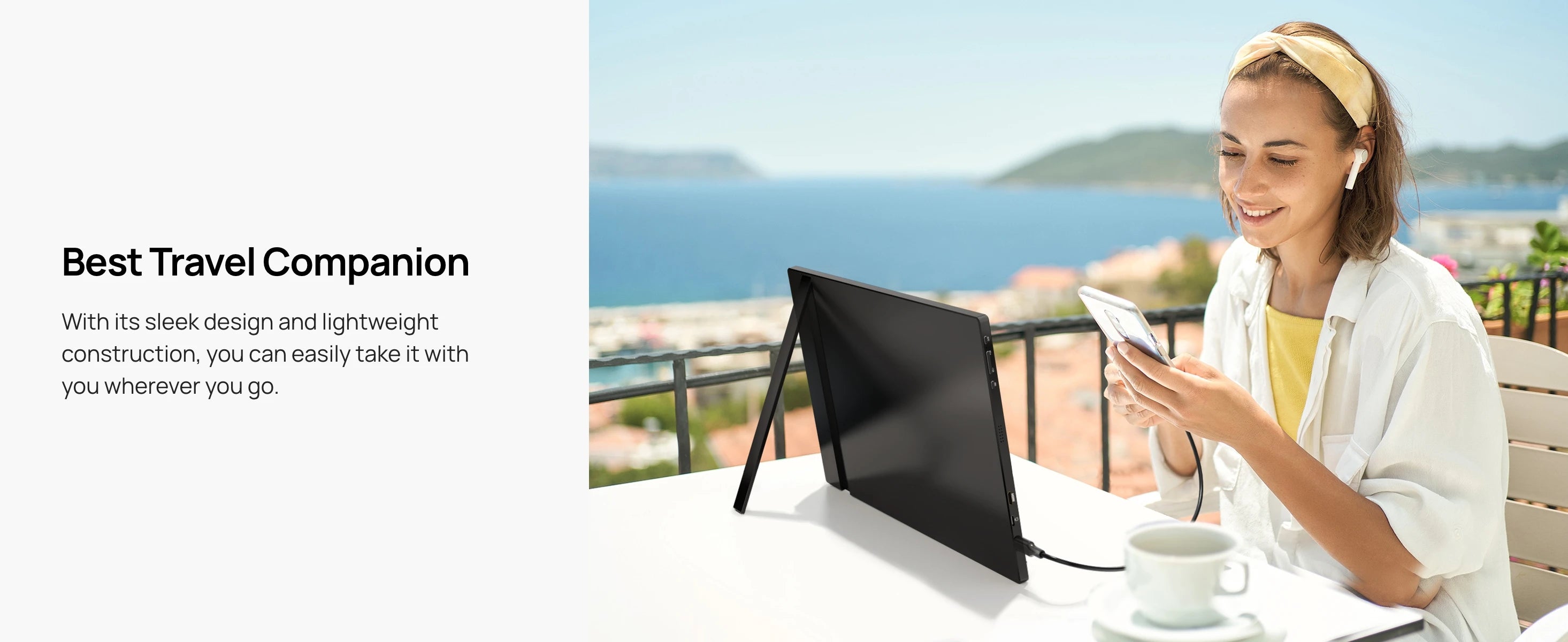 ARZOPA 15.6 inch Portable Monitor FHD 1080P IPS USB-C Mini-HDMI External Second Screen for Mac Laptop PC Switch Xbox PS4/5 Xbox - trendingshoping.com