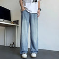 Mens Large Denim Jeans Baggy Fit Trousers for Men