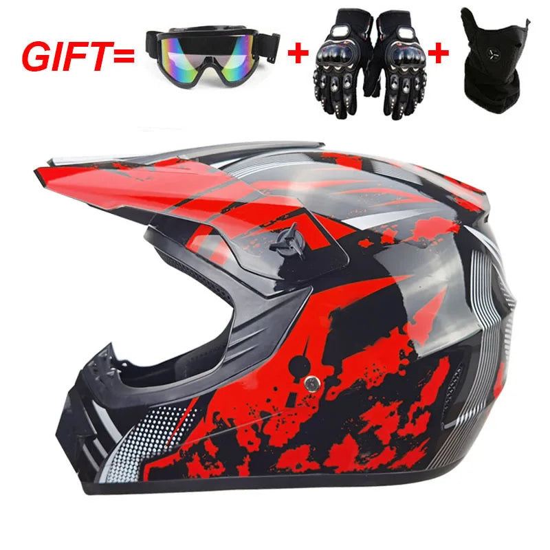 Motorcycle Helmet Youth Kids Child Full Helmet Children Helmets Motocross Casco Moto children Off-road Safety Protection DOT