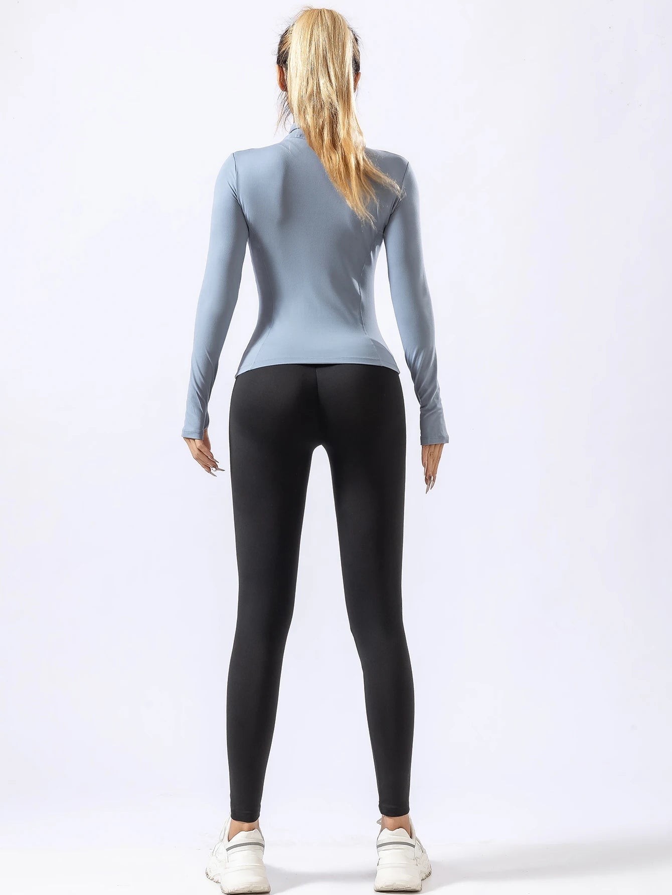 Women’s Premium Long Sleeve Yoga Set - Thermal Quick-Dry Gym Outfit