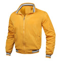 The New Brand  Men's Motorcycle Jacket, Outdoor Casual Fashion Sports Coat, Zipper Sun-protective Clothing