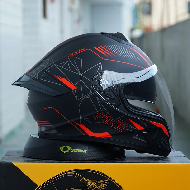 Racing Full Face Motorcycle Helmet DOT Approved Riding Helmet