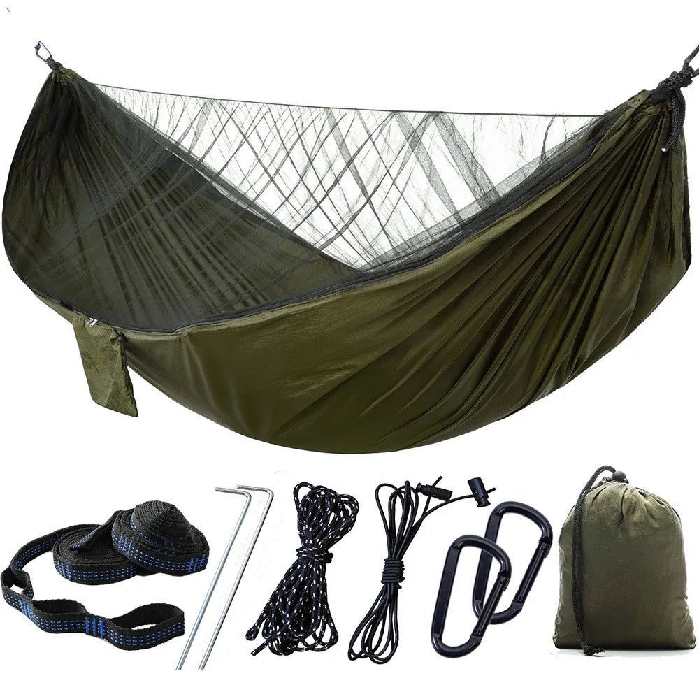 Naturehike Two Person Camping Hammock With Mosquito Net Ultralight Outdoor Hanging Swing For Adults