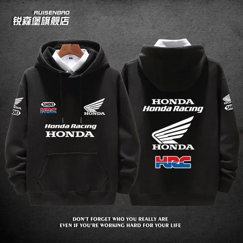 Honda Factory Racing Hoodie Unisex Autumn Winter Pullover