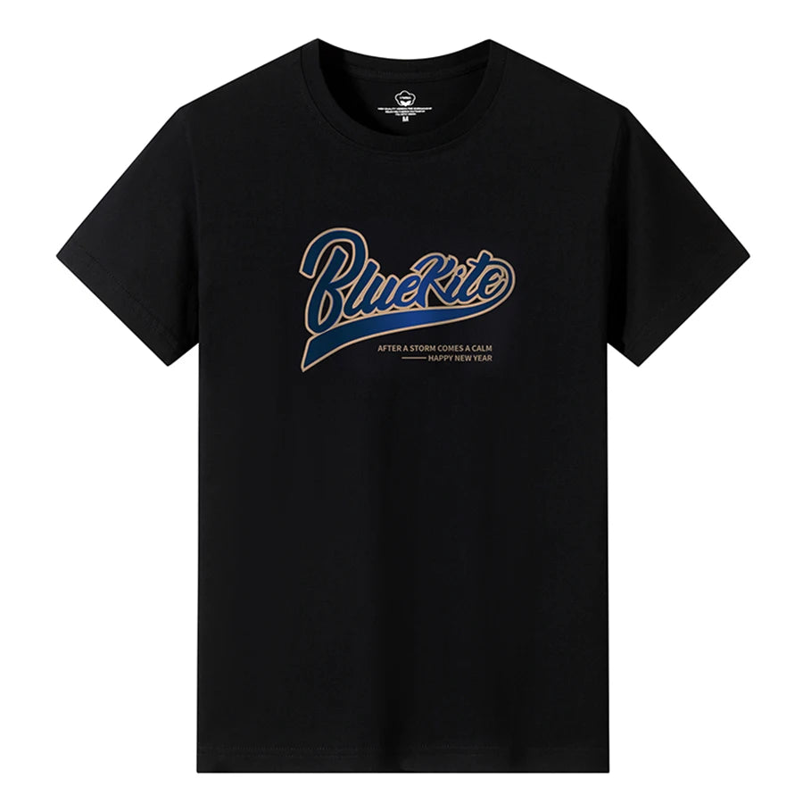 T Shirts Men Short New Fashion 2025 O-Neck Slim Black Sleeve Clothing Casual Style M-6XL