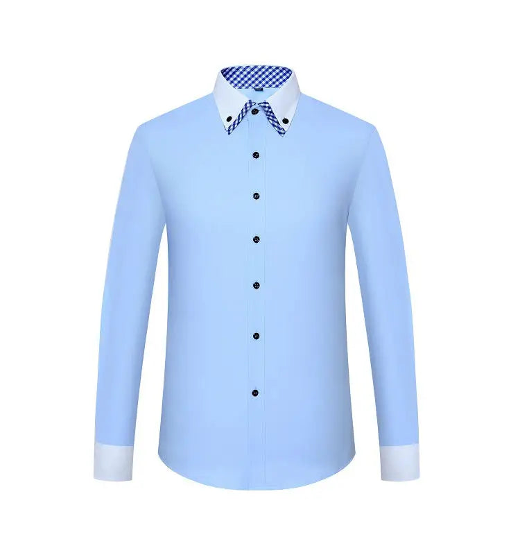 Men’s Long Sleeve Non-Iron Dress Shirt Regular Fit Formal Business Button Shirt