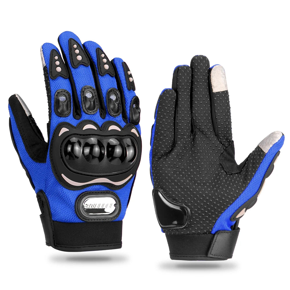 Motorcycle Gloves Full Finger Breathable Touch Screen Off Road Riding Gloves