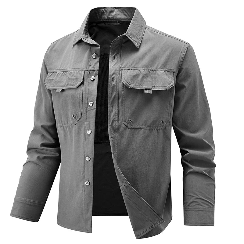 Men’s Breathable Long Sleeve Work Shirt