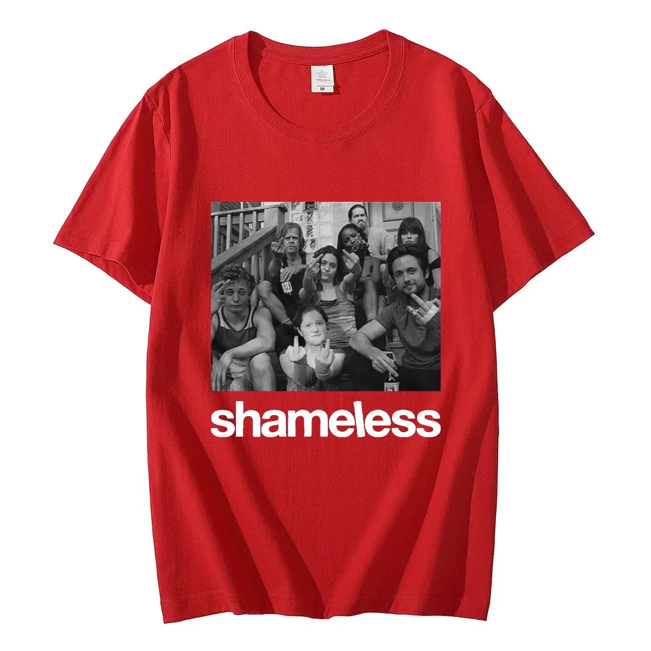 TV Play Shameless Graphic T Shirts Men's Women's Fashion Vintage Short Sleeve T-shirt Streetwear 100% Cotton Oversized T-shirts