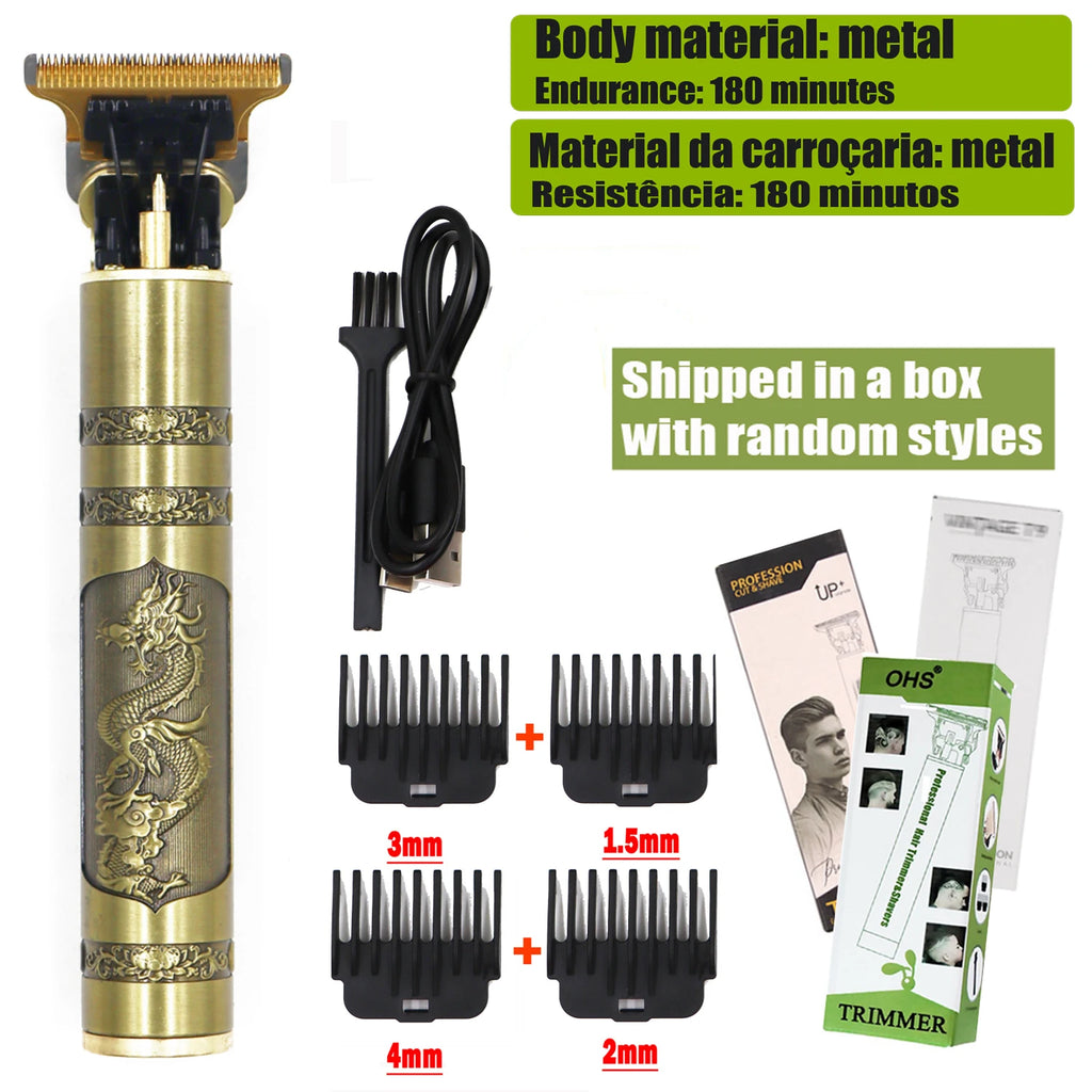 T9 Hair Clipper Repair Beard Shaving Body Hair Trimmer Clippers Electric Machine Men Haircut Machine 0mm Barber Shaver - trendingshoping.com