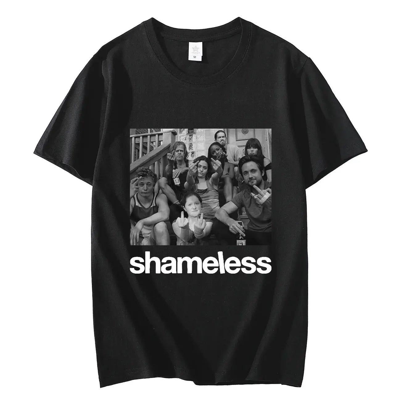 TV Play Shameless Graphic T Shirts Men's Women's Fashion Vintage Short Sleeve T-shirt Streetwear 100% Cotton Oversized T-shirts