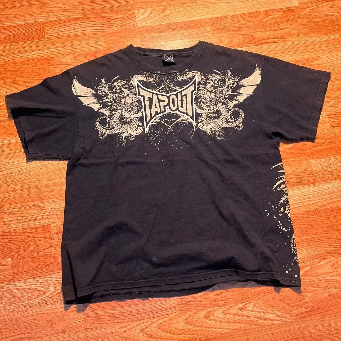 New Tapout Series T-Shirts Unisex Retro American Gothic Summer Casual Tops Hip-Hop Punk Printing Street Clothes