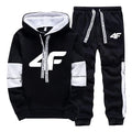 Men’s Hooded Tracksuit Sweatshirt – Long Sleeve Casual Activewear for Jogging & Daily Wear