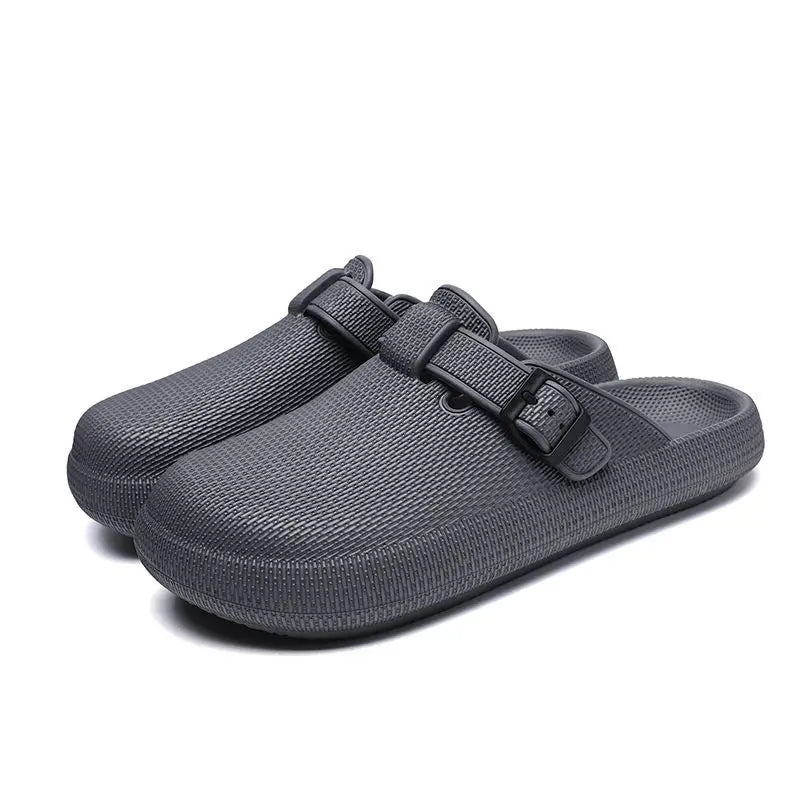 Bebealy Classic Men Clogs Men Garden Shoes Casual Nonslip Beach Slippers Men EVA Flat Sandals Vacation Waterproof Men Shoes 2025