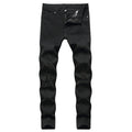 Jeans For Men Fashion Ripped Biker Skinny Denim Trousers High Street Slim Jogging Pants Homme