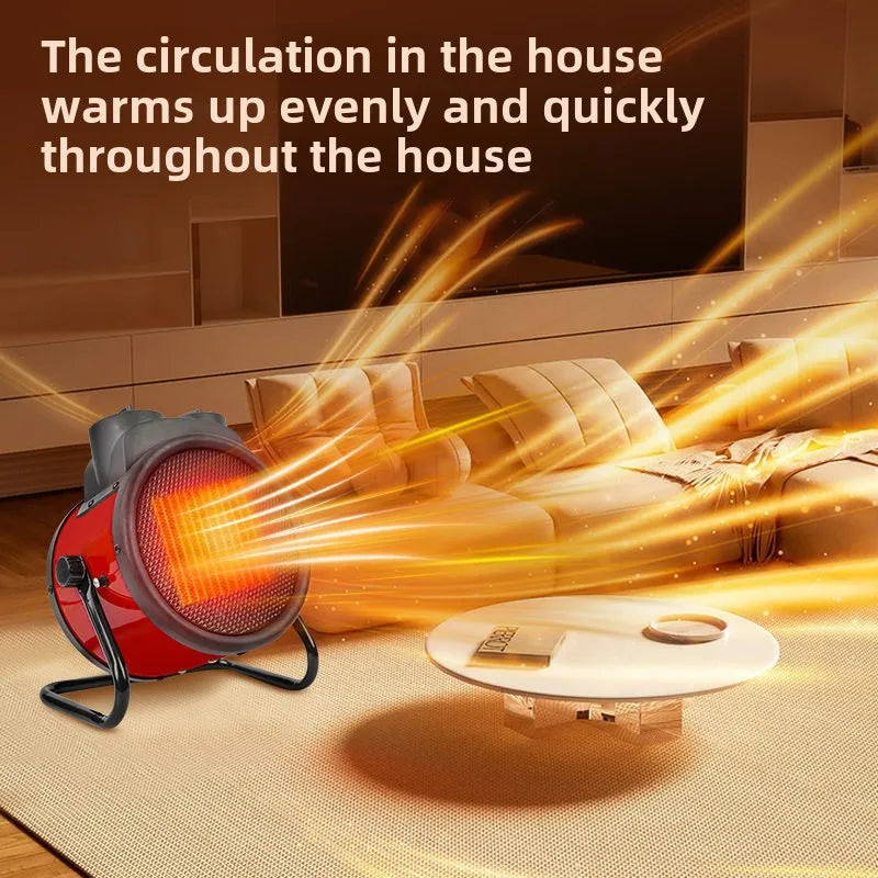 Smart Temperature-Controlled Fan Heater Fast Heating with Smart Thermostat Multi-Purpose Heater For Home And Commercial Use