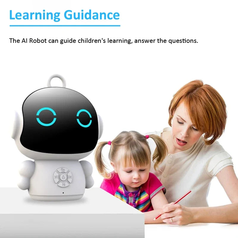 Tuya Smart AI Robot WiFi Early Education Toys for Children Speech Recognition and Voice Interactive Educational Learning Machine