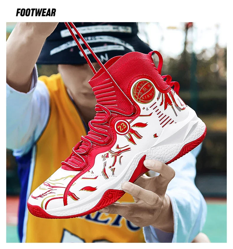 2025 Men’s Basketball Sneakers | Anti-Skid Cushioning Sports Shoes for Training & Casual Wear