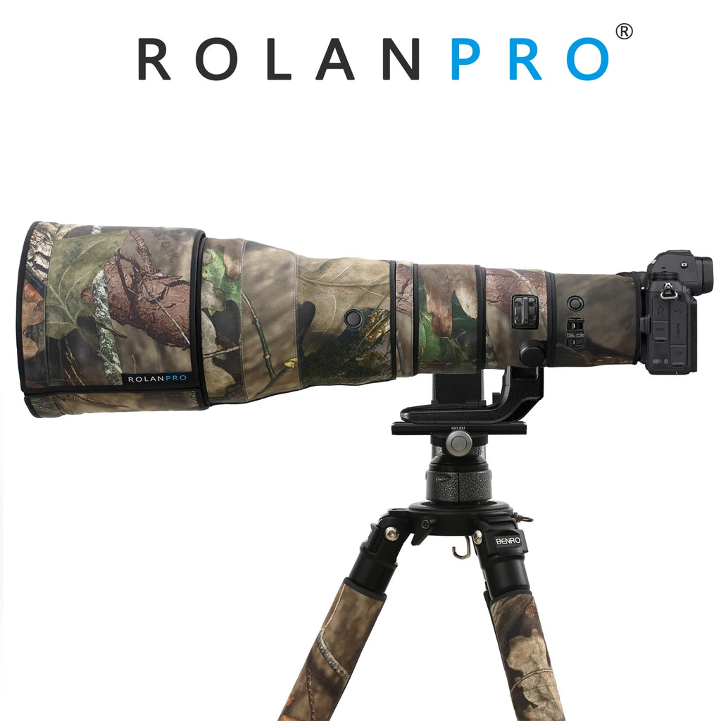 ROLANPRO Waterproof  Lens Coat for Nikon Z 800mm F/6.3 VR S Lens Protective Sleeve Nikon Z800 f6.3 Rain Cover Guns Cloth Case - trendingshoping.com