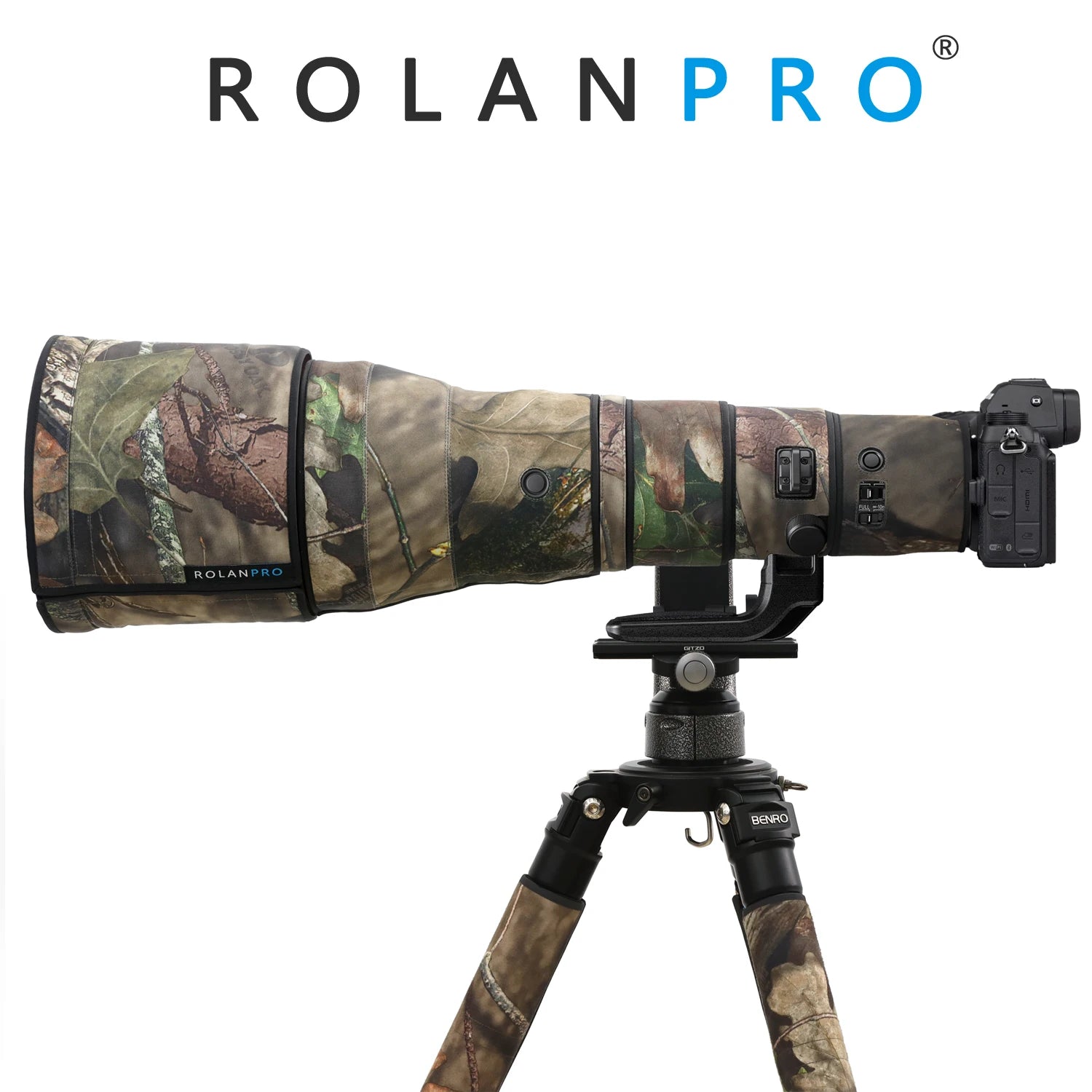 ROLANPRO Waterproof  Lens Coat for Nikon Z 800mm F/6.3 VR S Lens Protective Sleeve Nikon Z800 f6.3 Rain Cover Guns Cloth Case - trendingshoping.com