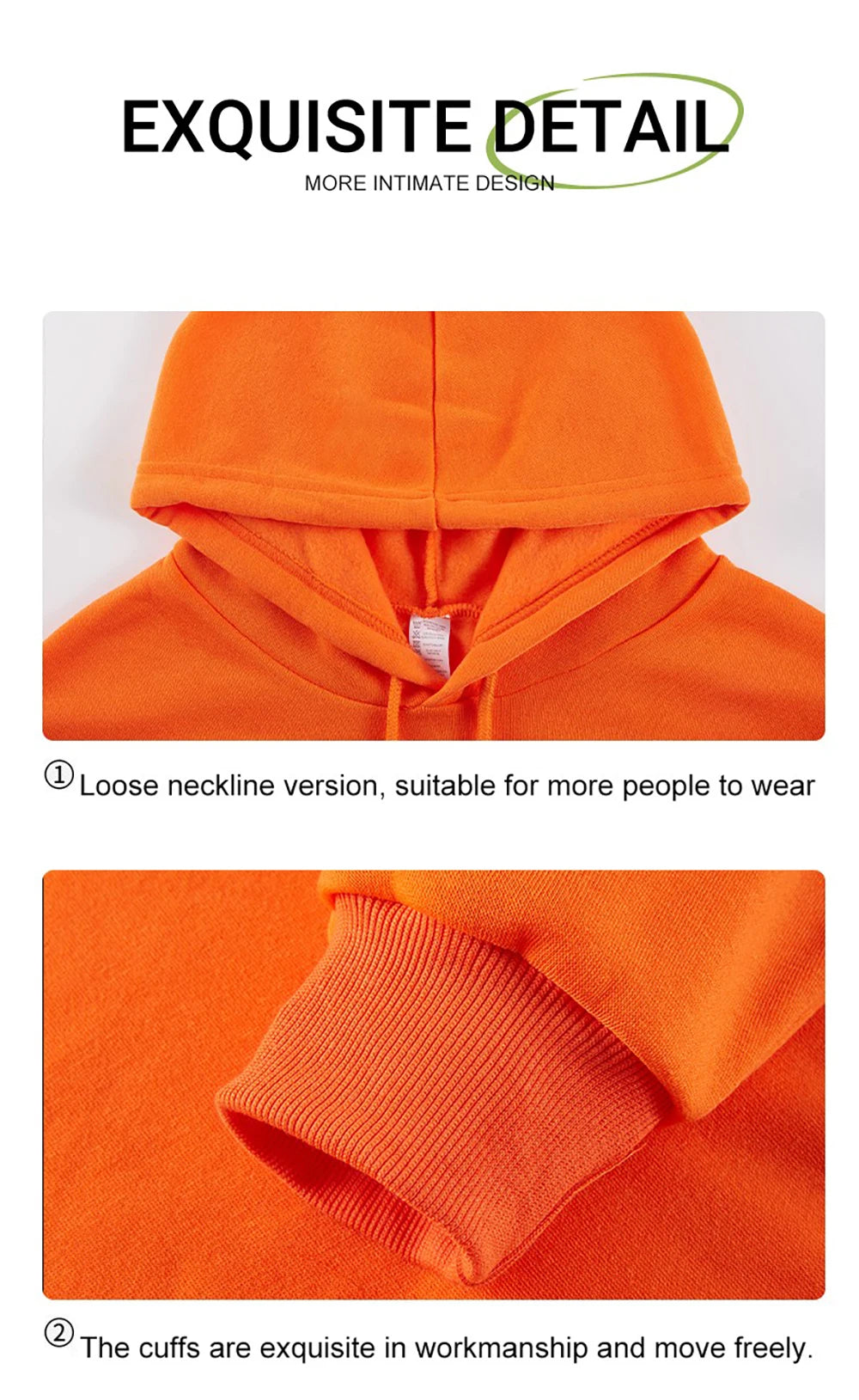 Men's Solid Oversized Fleece Hoodie – Warm Casual Hooded Sweatshirt with Pocket – Autumn/Winter Comfort Fashion Top