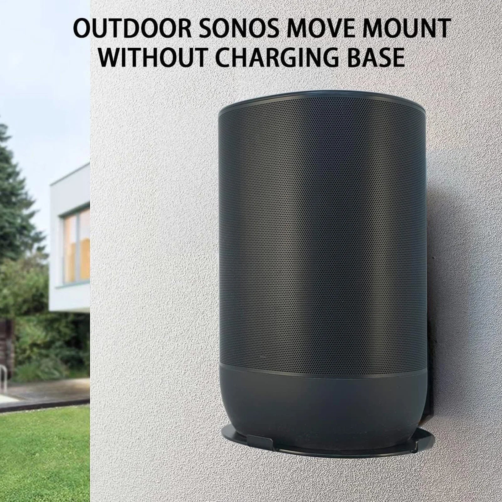 Speaker Mounting Shelf Heavy Duty Aluminum Alloy Speaker Wall Mount Weather Resistant for Move 2 for Bricks Masonry Wood Posts