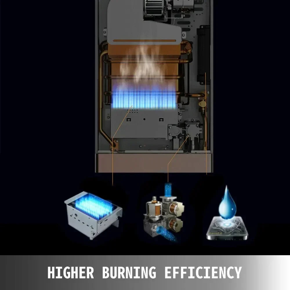 VEVOR LPG liquefied petroleum gas water heater 6L 8L 10L 12L 16L 18L liquefied petroleum gas propane butane water heater - trendingshoping.com