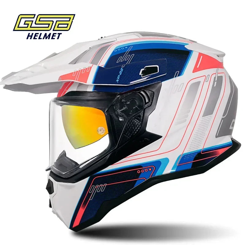 Gsb Motocross Helmet Men Full Face Moto Helm xp-22 Motorcycle Helmet Cross Downhill Off-road Helmet Men Casco Moto ECE Approved