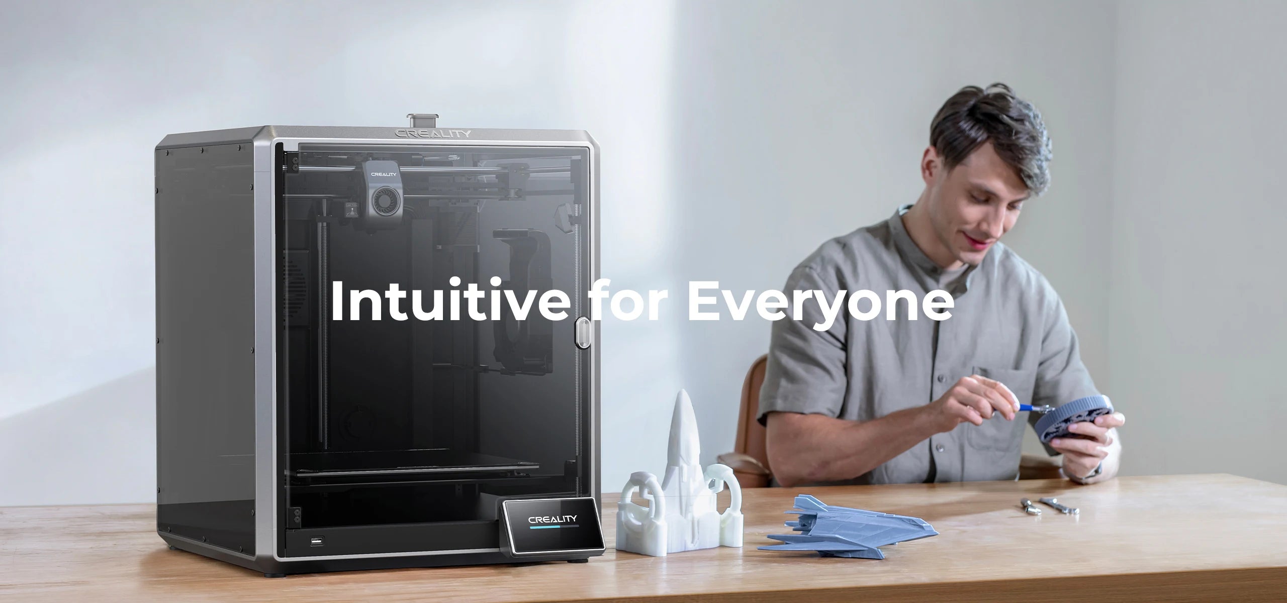 CREALITY 3D Printer K1SE/ K1C / K1MAX 3D Printer 600MM /S Dual-gear Direct Drive Extruder K1 MAX Printer