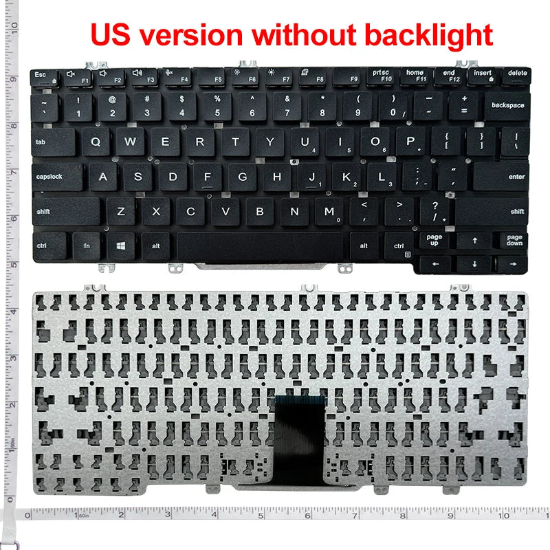 US English NEW Laptop Keyboard For Dell Latitude 3300 5200 5300 7200 3301 7290 5310 7301 7300 E7300 E5300 5300 2-in-1 P97G - trendingshoping.com