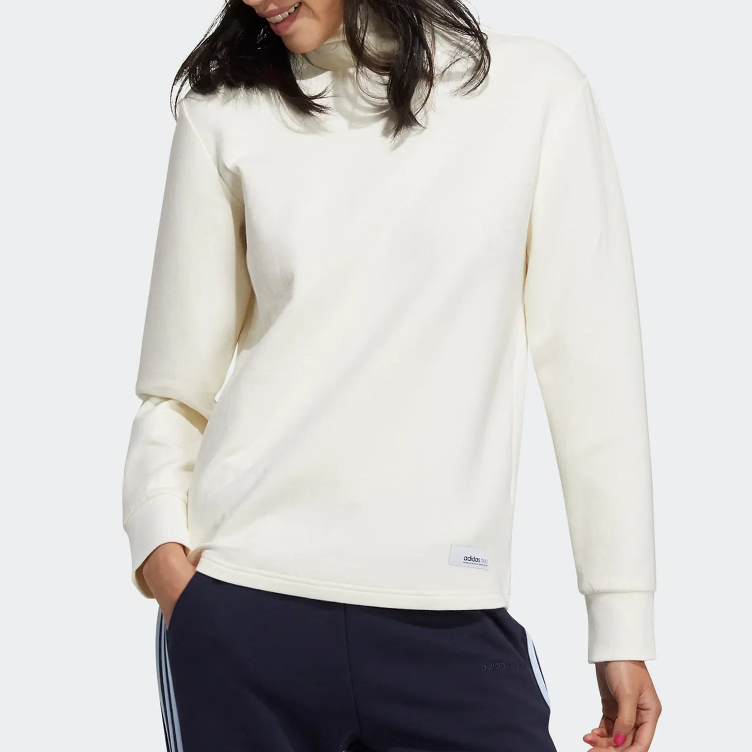 GP5498 Women's High Neck Performance Hoodie - Thick Micro-Elastic Sport Pullover - Thermal Athletic Knitwear for Women