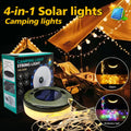 Solar Outdoor Camping Light 10 Meter String Light RGB LED Tent Atmosphere Light With Hook