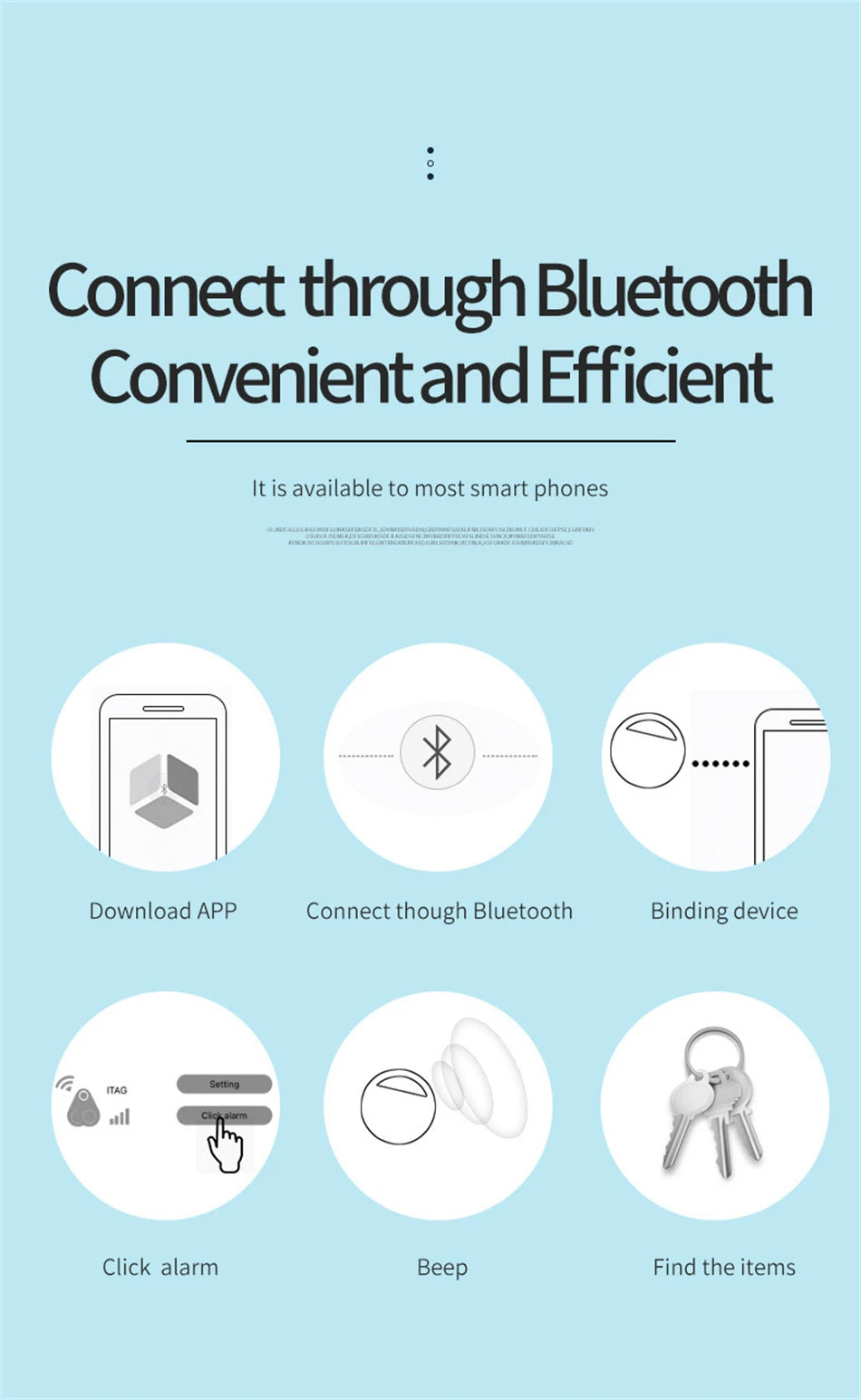 GPS Locator Anti Lost Device Intelligent Alarm for Children Pets Keys Two Way Searching and Super Long Standby Gifts