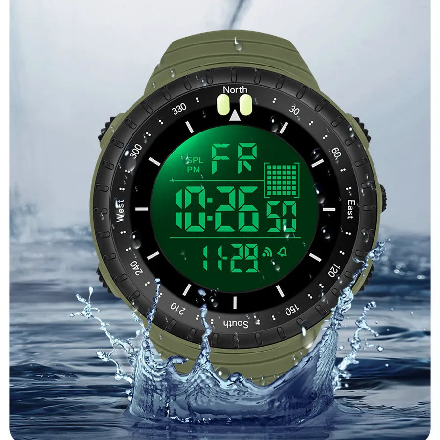 SYNOKE Men's Waterproof Digital Military Sports Watch