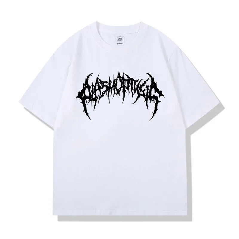 Women Hip Hop Goth Graphic Streetwear Tshirts Men Summer Print Harajuku Short Sleeve Cotton Top Tee Oversized T-Shirt Unisex