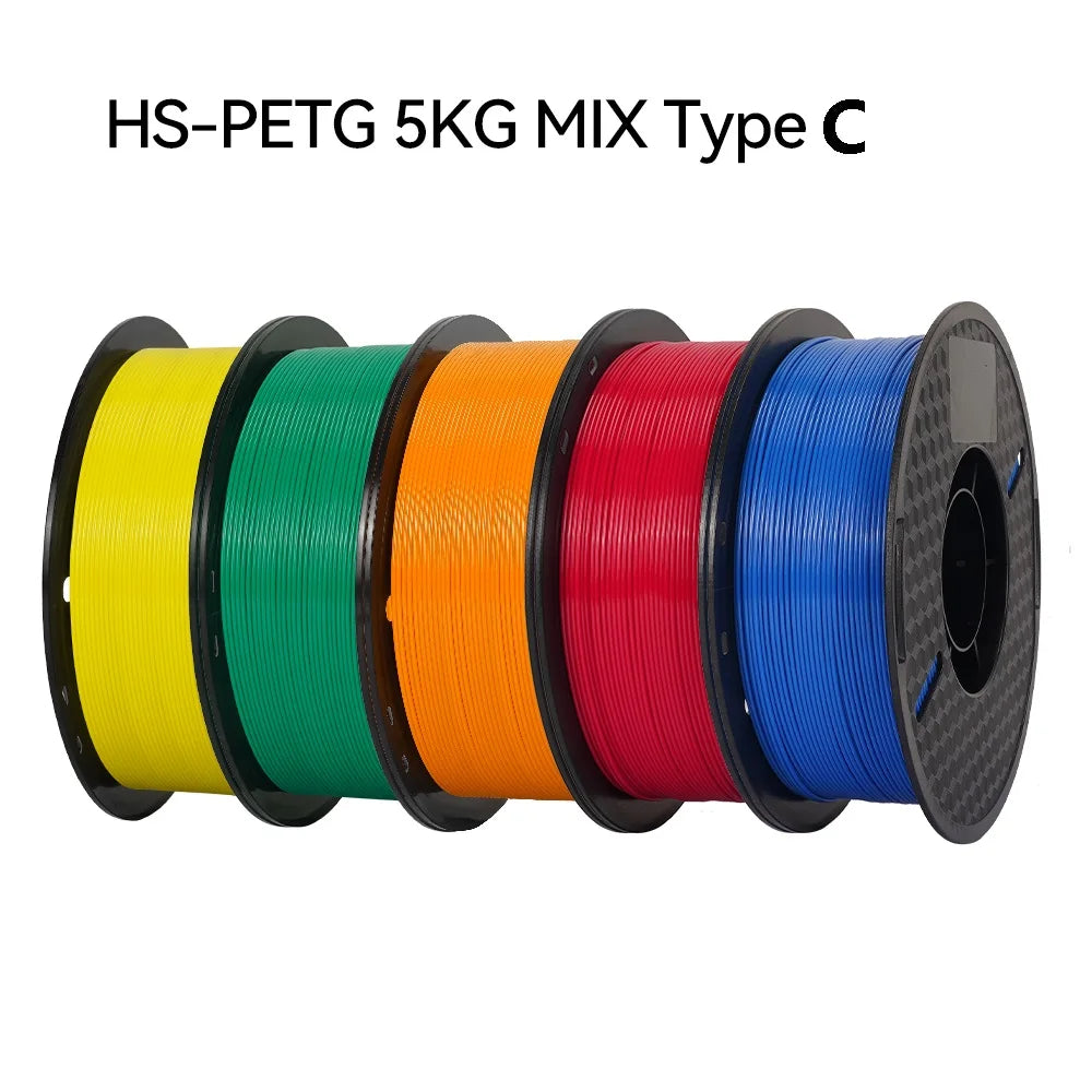 5/10KG High speed PETG For 3D Printer Bambu Lab Filament 40-500mm/s Hyper 3D Printer Materials RAPID HS petg - trendingshoping.com