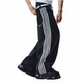 Jeans Spring and Autumn European and American wide-leg loose alien pattern trousers 2024 new high street trend hip-hop men - trendingshoping.com