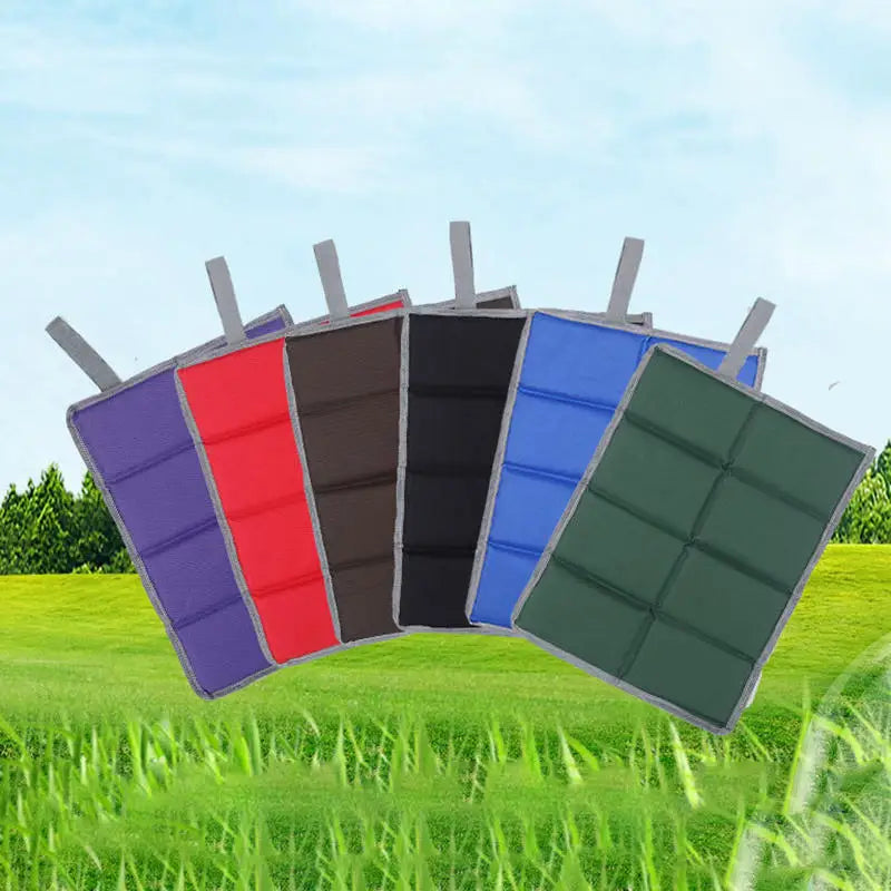 Folding Camping Mat Portable Outdoor Oxford Cloth Waterproof Sitting Pad Hiking Small Seat Mat