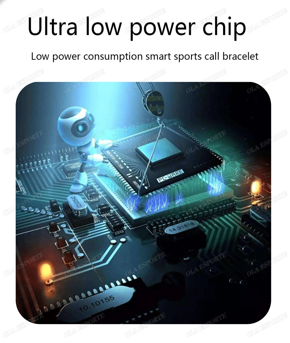 1.83'' Smart Watch for Android & iOS – HD Display, Bluetooth Call, Message Alerts, Music, Sports Modes for Men & Women Gift